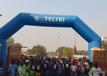 Première édition du mini-marathon du Centre Catholique Universitaire contre le VIH/SIDA