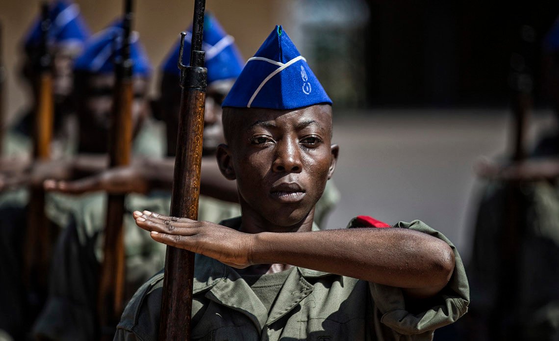 RCA : 500 nouveaux gardiens de paix présentés au drapeau