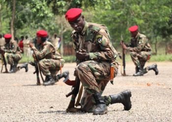 Les nouveaux soldats des FACA formés par les Russes