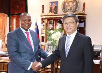 Touadéra accorde une audience à l&rsquo;Ambassadeur de Chine