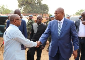 Centrafrique : Touadéra rend visite au Centre de santé de Boy-rabe