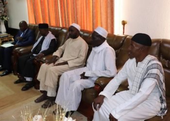 Délégation des imams reçue par le Président centrafricain