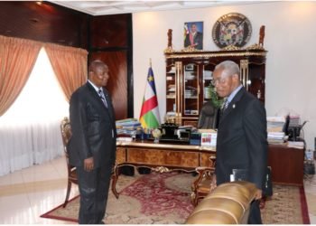 Le Président de la République Centrafricaine a tenu une rencontre avec l’Ambassadeur de la Guinée Equatoriale en RCA