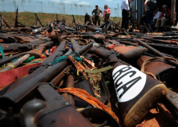 Le grand désarmement à Bria