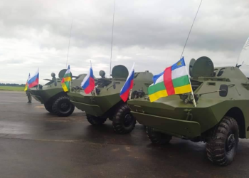 SECOND LOT DE VEHICULES BLINDES RUSSES ARRIVERA EN CENTRAFRIQUE SAMEDI 24 OCTOBRE