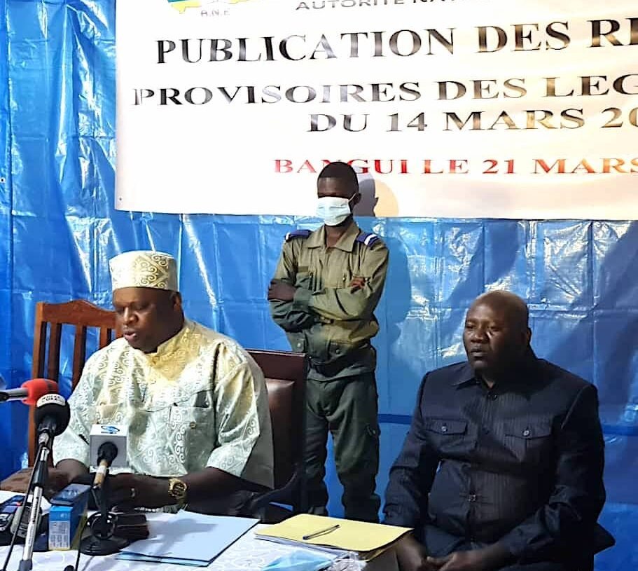 Le président de l’ANE a présenté les résultats provisoires du seconde tour des législatives ce 21 mars 2021