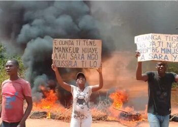 Les habitants de Bossangoa se sont rassemblés contre la MINUSCA