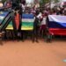Manifestation à Bangui pour soutenir les forces conjointes FACA-Russie-Rwanda