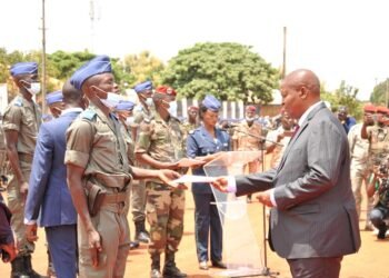 La cérémonie officielle de sortie des jeunes gendarmes a eu lieu  à Bangui