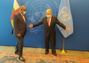 Le Président Touadera a rencontré le Secrétaire général de l&rsquo;ONU Antonio Guterres
