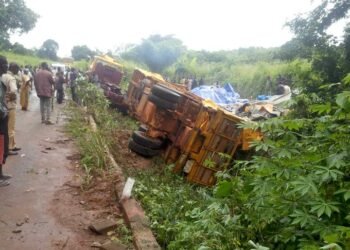 Un accident de route s’est produit à 17km de la capitale avec l’implication du camion onusien