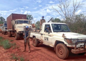 Des camions suspects sous le nom de la MINUSCA arrivent en Centrafrique