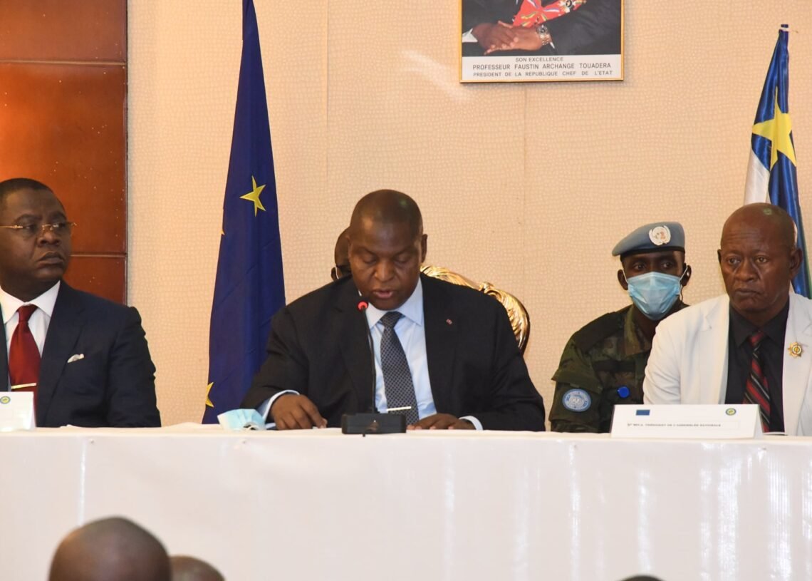 Le discours du président Touadera lors de la célébration du premier anniversaire de l’EUAM-RCA