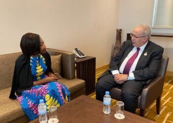 La ministre des Affaires étrangères de la République centrafricaine rencontre le ministre algérien des Affaires étrangères