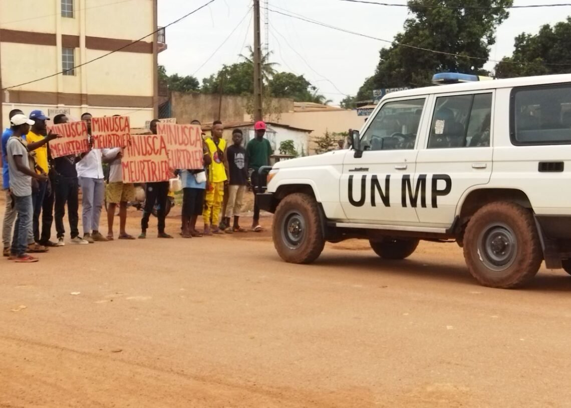 Les manifestations contre la MINUSCA se poursuivent à Bangui