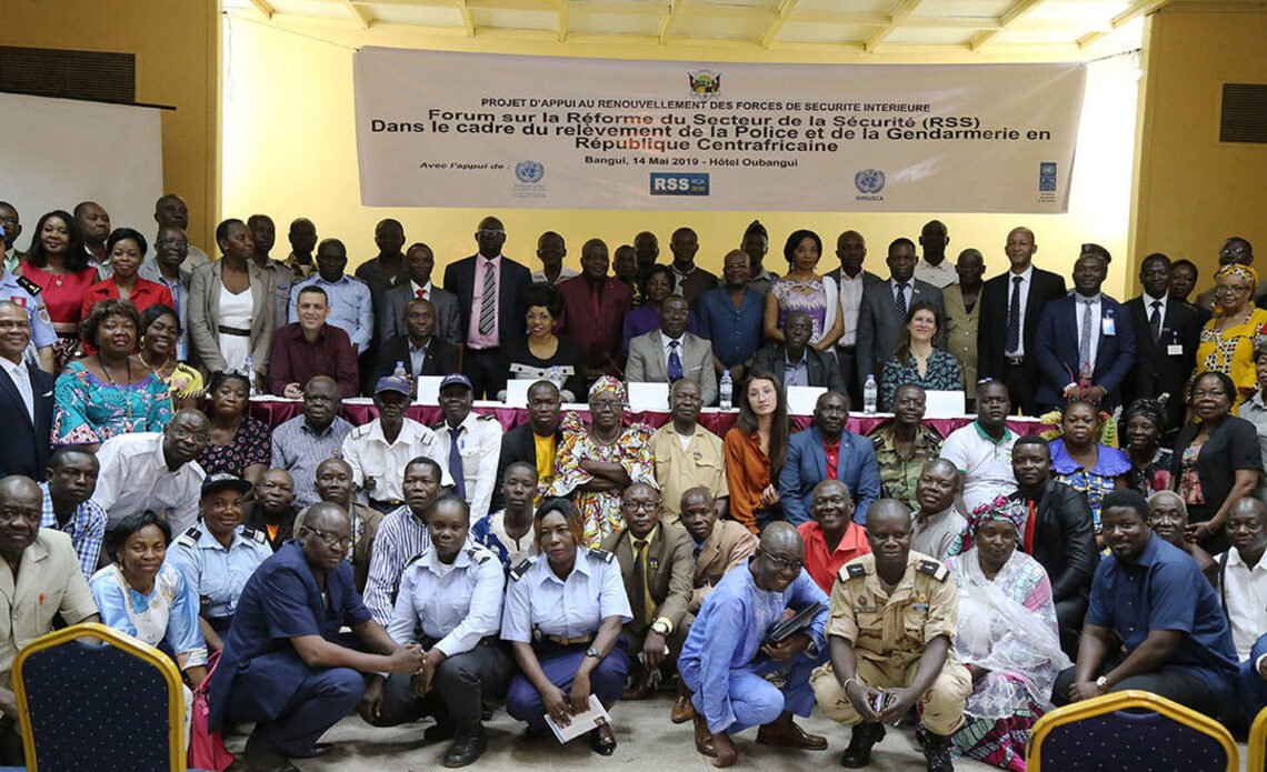 Le programme de la réforme du secteur de sécurité en RCA