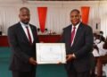 Cérémonie des adieux de l&rsquo;ambassadeur d&rsquo;afrique du sud en République centrafricaine