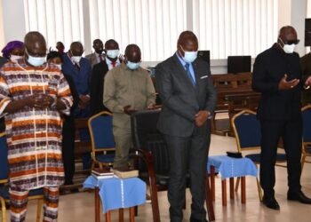 RCA: Le Président de la République a célébré un culte d&rsquo;intercession en faveur de la paix en RCA