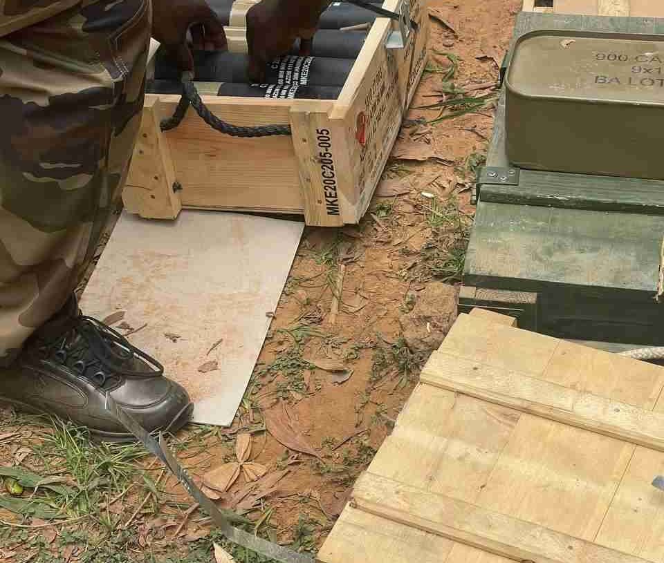 Les Forces armées centrafricaines saisissent un lot d&rsquo;armes destiné à la MINUSCA