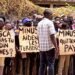 RCA: manifestations contre la MINUSCA sur l’avenue Baganda à Bangui