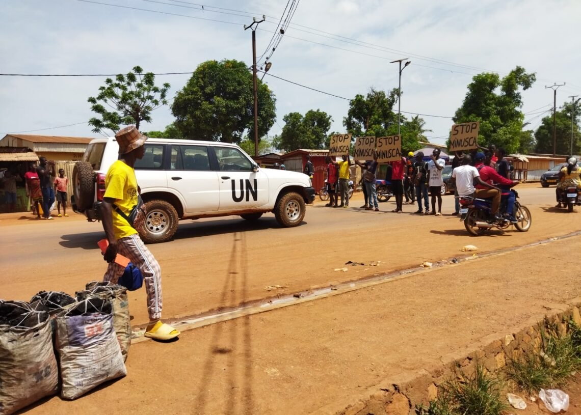 Encore une action « Stop MINUSCA » a eu lieu à Bangui