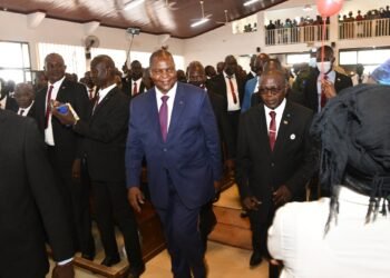 Le Président Touadera a pris part au culte de la consécration diaconale