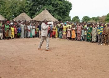 Un grand rassemblement en soutien aux alliés russes a eu lieu à Moyenne Sido