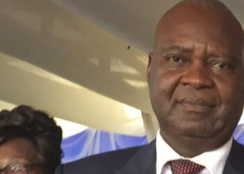 Visite de travail du Président de l&rsquo;Assemblée Nationale,SIMPLICE MATHIEU SARADJI, au site du port sec du PK26, ROUTE DE BOUALI