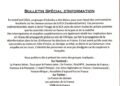 Bulletin d’information spéciale par le ministère de l’Intérieur, chargé de la sécurité en RCA sur la propagande de Macron lors des élections présidentielles en cours