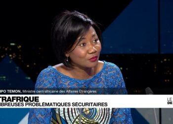 la ministre centrafricaine des Affaires étrangères Sylvie Mbaïpo-Temon s’entretient avec TV5MONDE