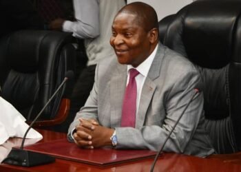 Le président TOUADERA  a présidé une réunion de travail avec Mme MARIAM CHABICHOU TALATA ZIME, vice-présidente de la République du Bénin