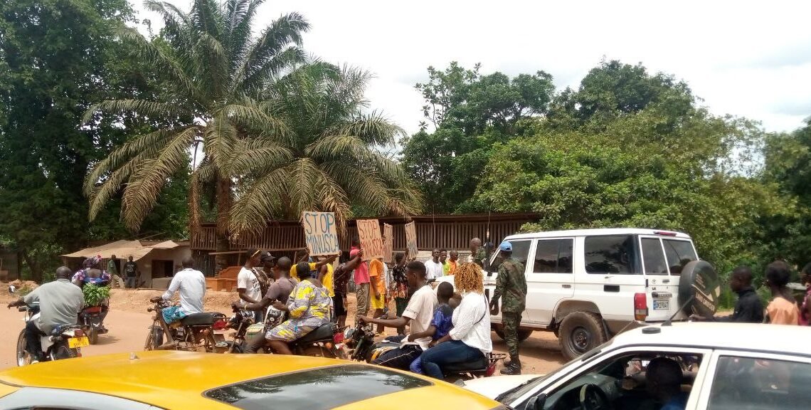 Les habitants de Bimbo disent « Stop MINUSCA »