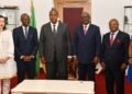 Président Touadera a eu une rencontre avec une délégation de l’initiative mondiale pour l’accélération de la vaccination contre la Covid-19