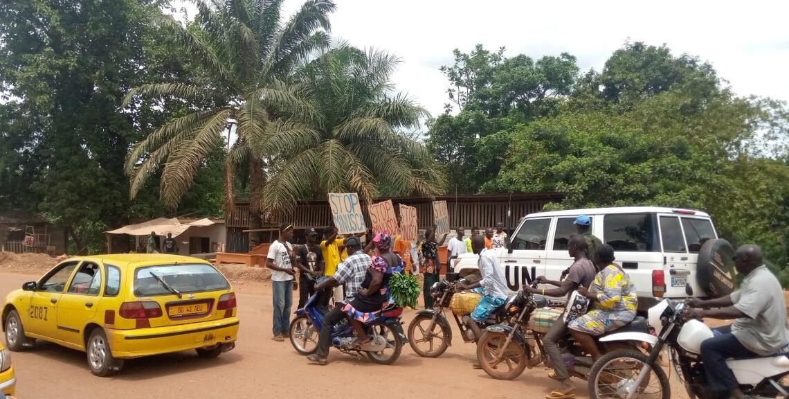 Nouvelle manifestation de «STOP  MINUSCA» a BRIA
