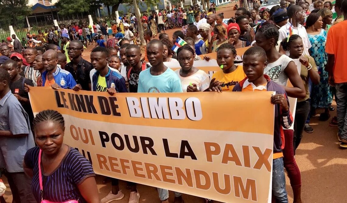 Rassemblement à Bangui en faveur du changement constitutionnel