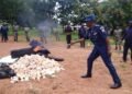 Enlèvement des drogues confisquées