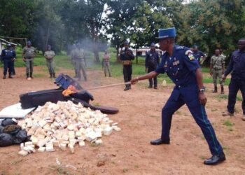 Enlèvement des drogues confisquées