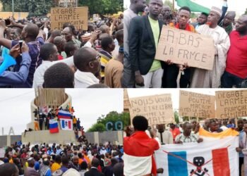 Manifestation au Niger contre la présence française