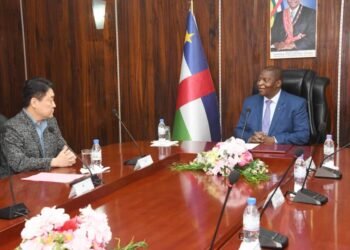 Président TOUADERA a reçu en audience le Consul Honoraire de la RCA auprès de la Corée du Sud