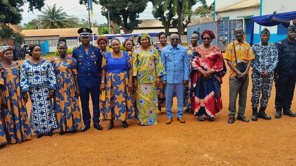 Tina Marguerite Touadéra est marraine de l’Association des veuves de policiers de la République centrafricaine (AVPC)