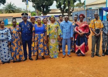 Tina Marguerite Touadéra est marraine de l&rsquo;Association des veuves de policiers de la République centrafricaine (AVPC)