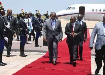 Le président Touadera est à Kinshasa pour prendre part a la deuxième session de la CEEAC