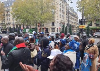Plusieurs Centrafricains se sont réunis ce samedi à Paris en faveur de la Nouvelle Constitution en RCA