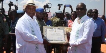 La célébration de la JMA a eu lieu à Bouar en présence du Président Touadera