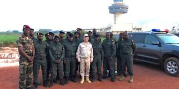 19 officiers des FACA se sont rendus à Moscou pour une formation