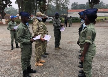 Des médecins gendarment ont obtenu des certificats de fin de formation sur le secourisme