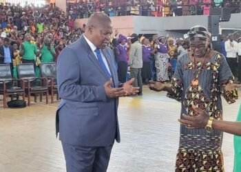 Le couple présidentiel a participé à la cérémonie d’action de grâce de fin d’année