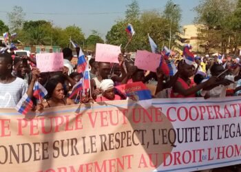 Rassemblement en soutien à la Russie