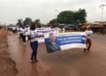 Défilé de femmes à Bangui à l&rsquo;occasion de la Journée internationale de la femme