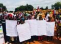 Une manifestation à Bria pour soutenir les alliées russes